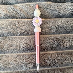 Pink Floral Ballpoint Pen
